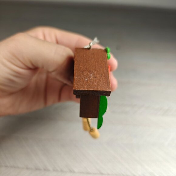 Vintage Miniature Christian Ulbricht? Wooden Cuckoo Clock Christmas Ornament - Picture 6 of 7